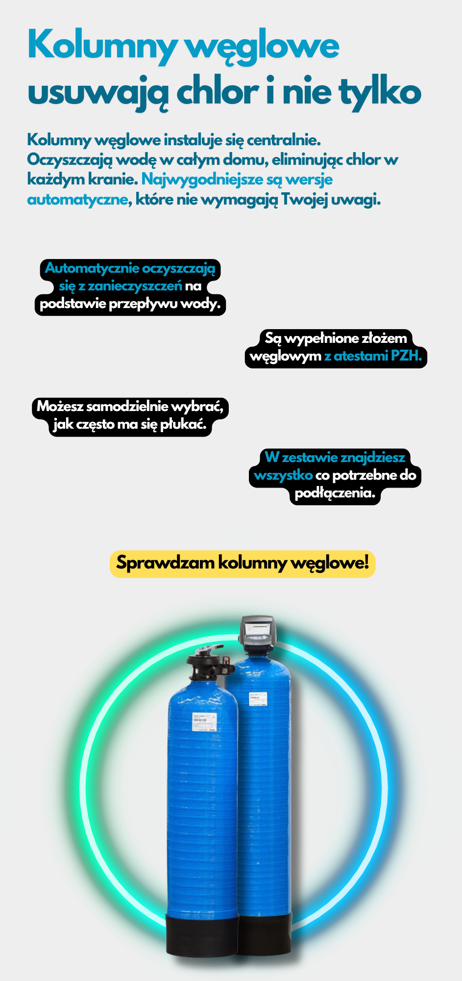 Bener - zalety automatycznych kolumn weglowych