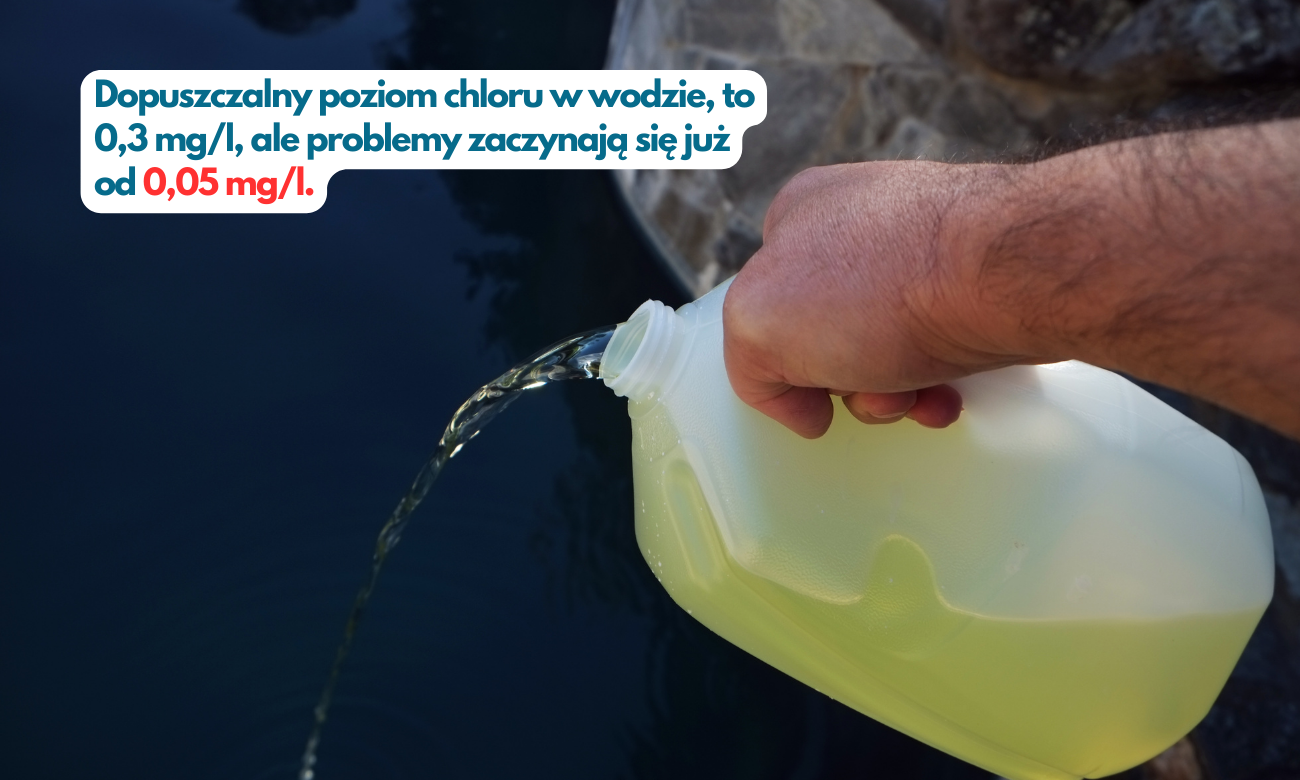 Dolewanie chloru do wody - informacja o normach chloru w wodzie