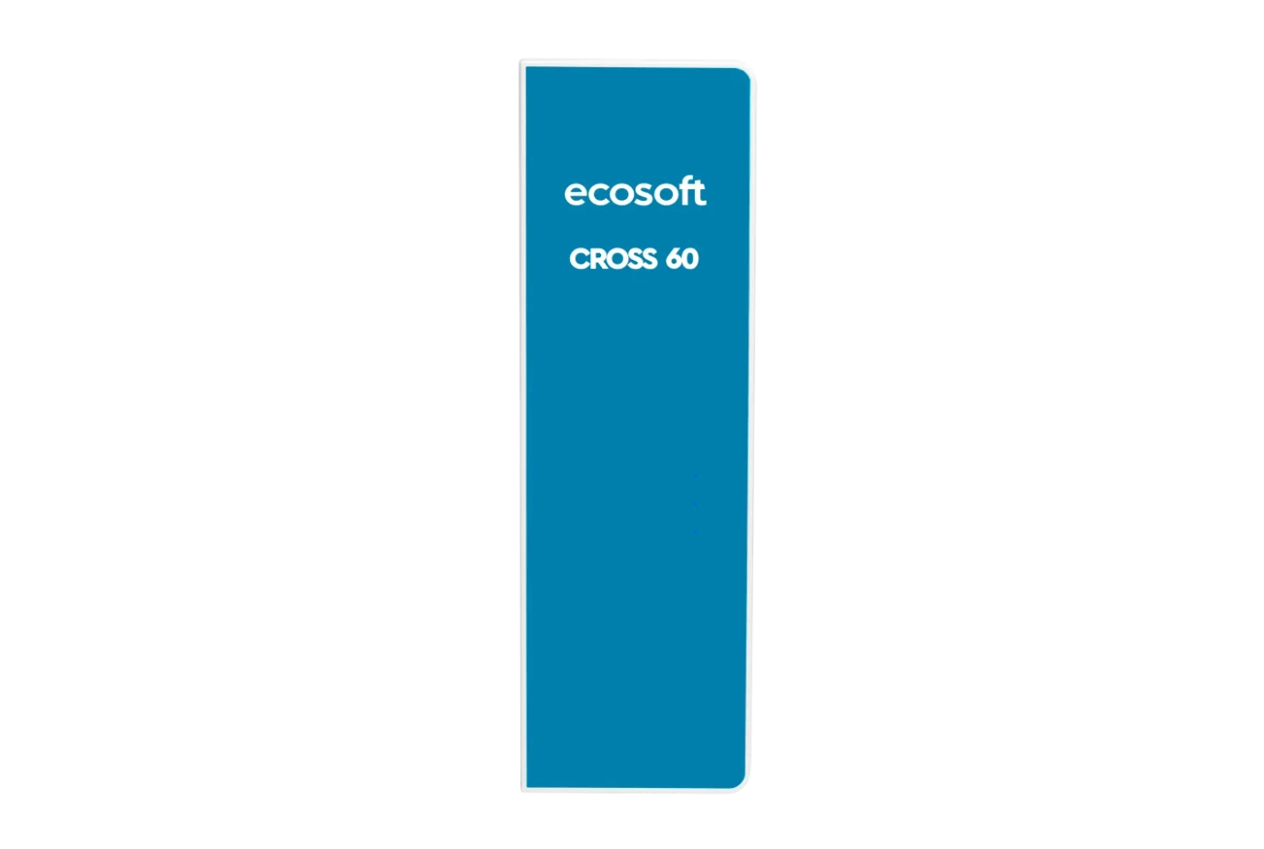 Filtr wody Ecosoft CROSS 60 - niebieski panel przedni