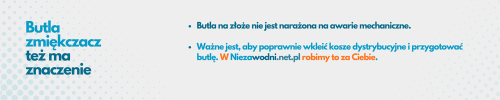 Infografika - jaka butla do zmiękczacza wody