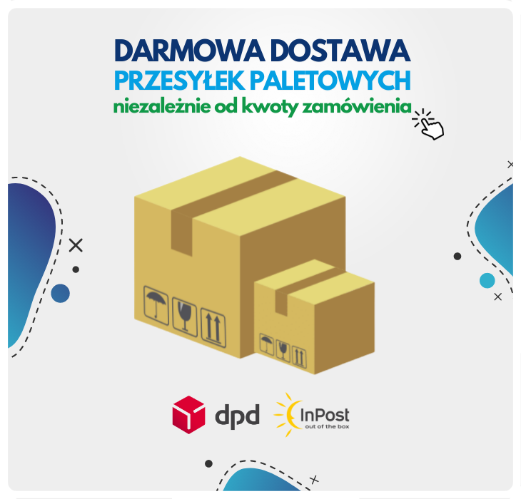 Darmowa dostawa przesyłek paletowych w Niezawodni.net.pl