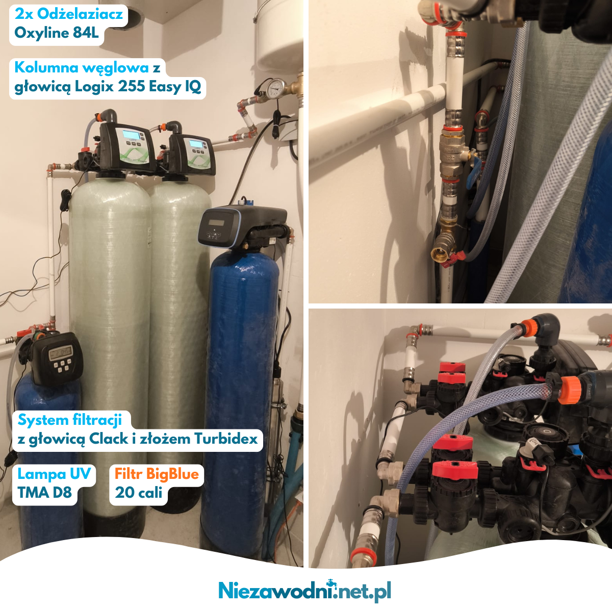 Stacja uzdatniania wody ze studni z ogromnym przekroczeniem żelaza