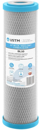 Wkład węglowy 10'' BL10 USTM do filtrów wody