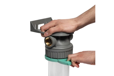 Filtr wstępny Ecosoft 3P ECO 9 ¾" z zaworem Venturiego i odpływem 3/4".