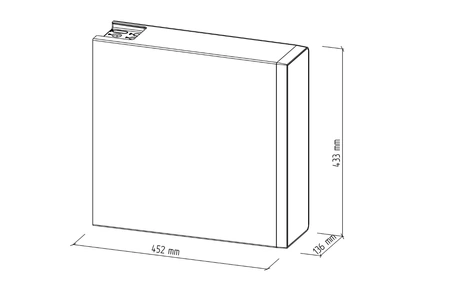 Ecosoft CROSS 60 filtr odwróconej osmozy z przepływem bezpośrednim.