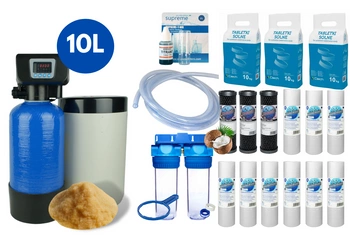 Dwuelementowy Zmiękczacz do Wody Do Domu - Uzdatniacz RX + Purolite