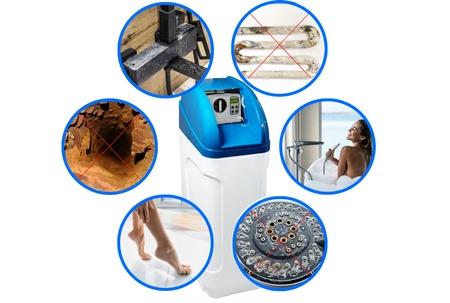 Kompaktowy Zmiękczacz Wody 20L - Głowica BNT + Purolite C100E model 2022