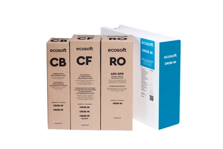Ecosoft CROSS 60 filtr odwróconej osmozy z przepływem bezpośrednim.