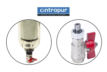 Drenaż Zawór Spustowy do Filtrów Cintropur NW 1/4"