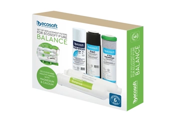 Zestaw filtrów wymiennych wkładów do filtra wody Ecosoft PURE Balance