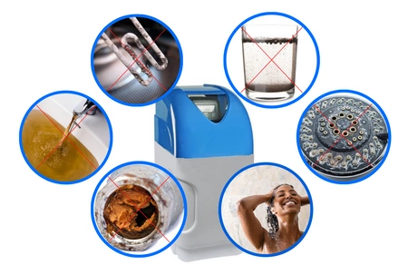 Kompaktowy Zmiękczacz do Wody Do Domu - Uzdatniacz RX + Purolite