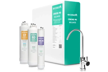 Filtr odwróconej osmozy Ecosoft CROSS 90 Balance z przepływem bezpośrednim bez zbiornika i z mineralizacją