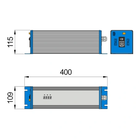 Szafa sterownicza do lamp bakteriobójczych UV TMA D16 / TM 0-1 / AP-POOL-N 0-1