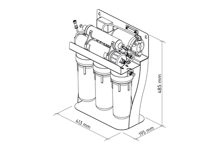 Filtr odwróconej osmozy Ecosoft Pure Balance z pompą