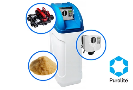 Kompaktowy Zmiękczacz Wody 20L - Głowica BNT + Purolite C100E model 2022