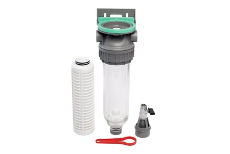 Filtr wstępny Ecosoft 3P ECO 9 ¾" z zaworem Venturiego i odpływem 3/4".