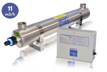 Lampa UV do oczyszczania wody | TMA | Sterylizator do wody | V120 | 11 m3/h | STAL 304 |