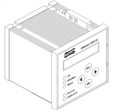 Cyfrowy czujnik promieniowania UVC-02 do lamp TMA