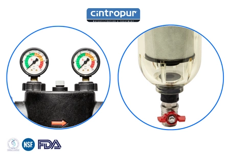 Filtr Wstępny Do Wody CINTROPUR NW 400 1 1/2 cala - Duży Przepływ