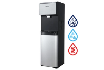 Midea JS1844S SODA PLUS SILVER Bezbutlowy dystrybutor wody