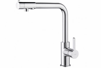 Bateria trójdrożna ROYAL Blue Water Chrom - Z Podłączeniem Filtra Wody