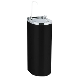 Aqua Solution AQF300 Black Czarna fontanna wody pitnej z kranikiem