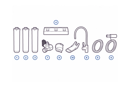 AQUAPHOR Kryształ A - Filtr kuchenny do wody