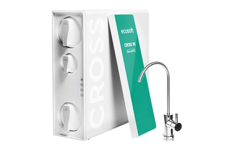 Filtr odwróconej osmozy Ecosoft CROSS 90 Balance z przepływem bezpośrednim bez zbiornika i z mineralizacją