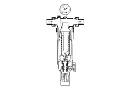 F76S-3/4AA Filtr wody z płukaniem wstecznym Honeywell / Resideo Braukmann