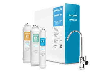 Ecosoft CROSS 60 filtr odwróconej osmozy z przepływem bezpośrednim.