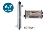 Lampa UV do oczyszczania wody | VIQUA | STERILIGHT |  VP600/2 | 6,7 m3/h |